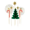 Christmas Honeycomb Cake Topper Set (x 10)>Meri Meri Sale