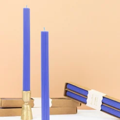 Cobalt Blue Table Candles (x 2)>Meri Meri Online