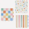 Colorful Pattern Small Napkins (x 16)>Meri Meri Hot