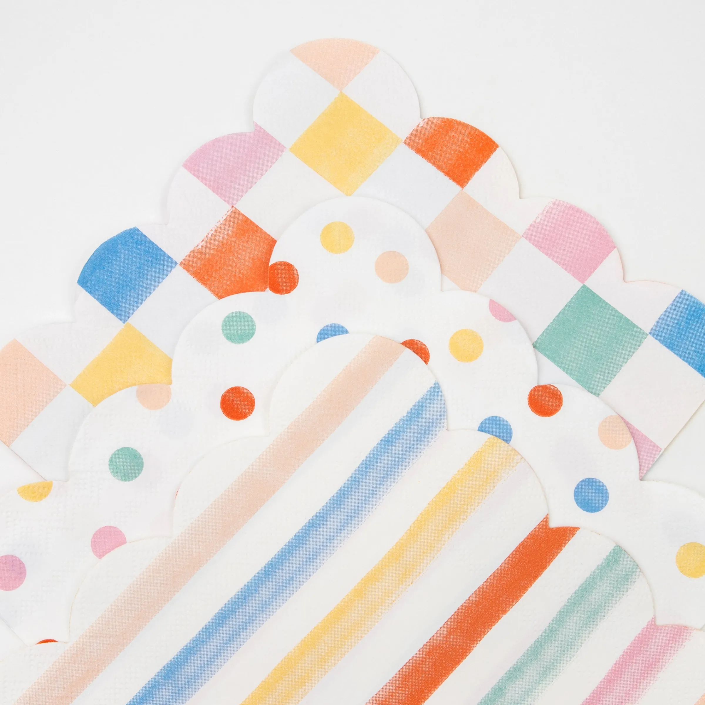 Colorful Pattern Small Napkins (x 16)>Meri Meri Hot
