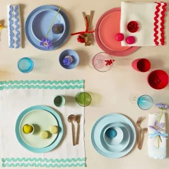 Colorful Ricrac Fabric Napkins (x 6)><noscript><img width=