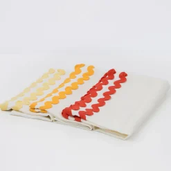 Colorful Ricrac Fabric Napkins (x 6)><noscript><img width=