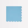 Cornflower Blue Small Napkins (x 16)>Meri Meri Clearance