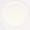 Cream Decorative Edge Compostable Dinner Plates (x 8)>Meri Meri Clearance