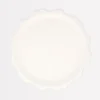 Cream Decorative Edge Compostable Side Plates (x 8)>Meri Meri Clearance