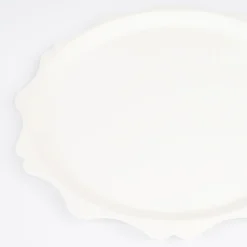 Cream Decorative Edge Compostable Side Plates (x 8)><noscript><img width=