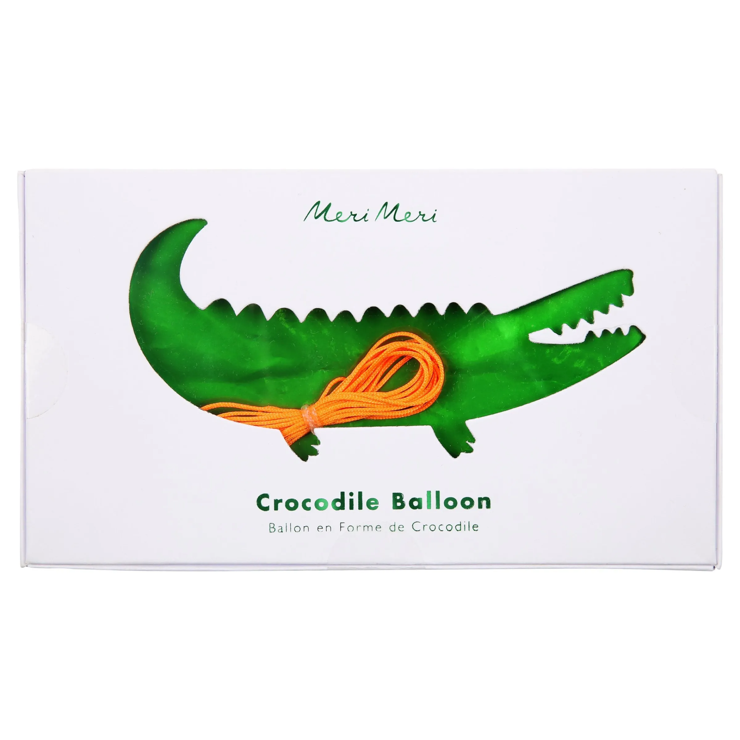 Crocodile Foil Balloon>Meri Meri New