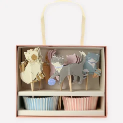 Cute Kittens Cupcake Kit (x 24 toppers)>Meri Meri Online