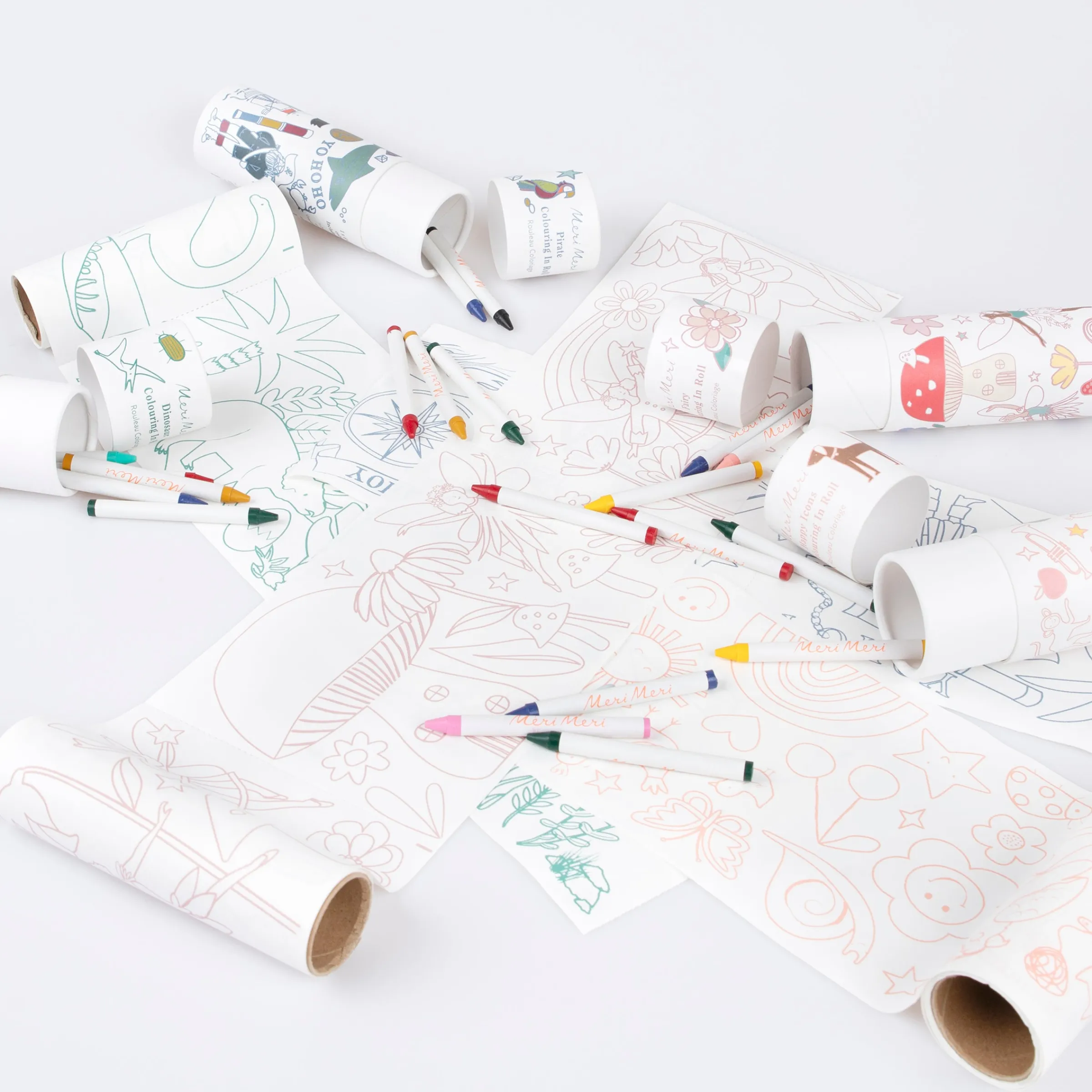 Dinosaur Coloring Roll>Meri Meri Hot