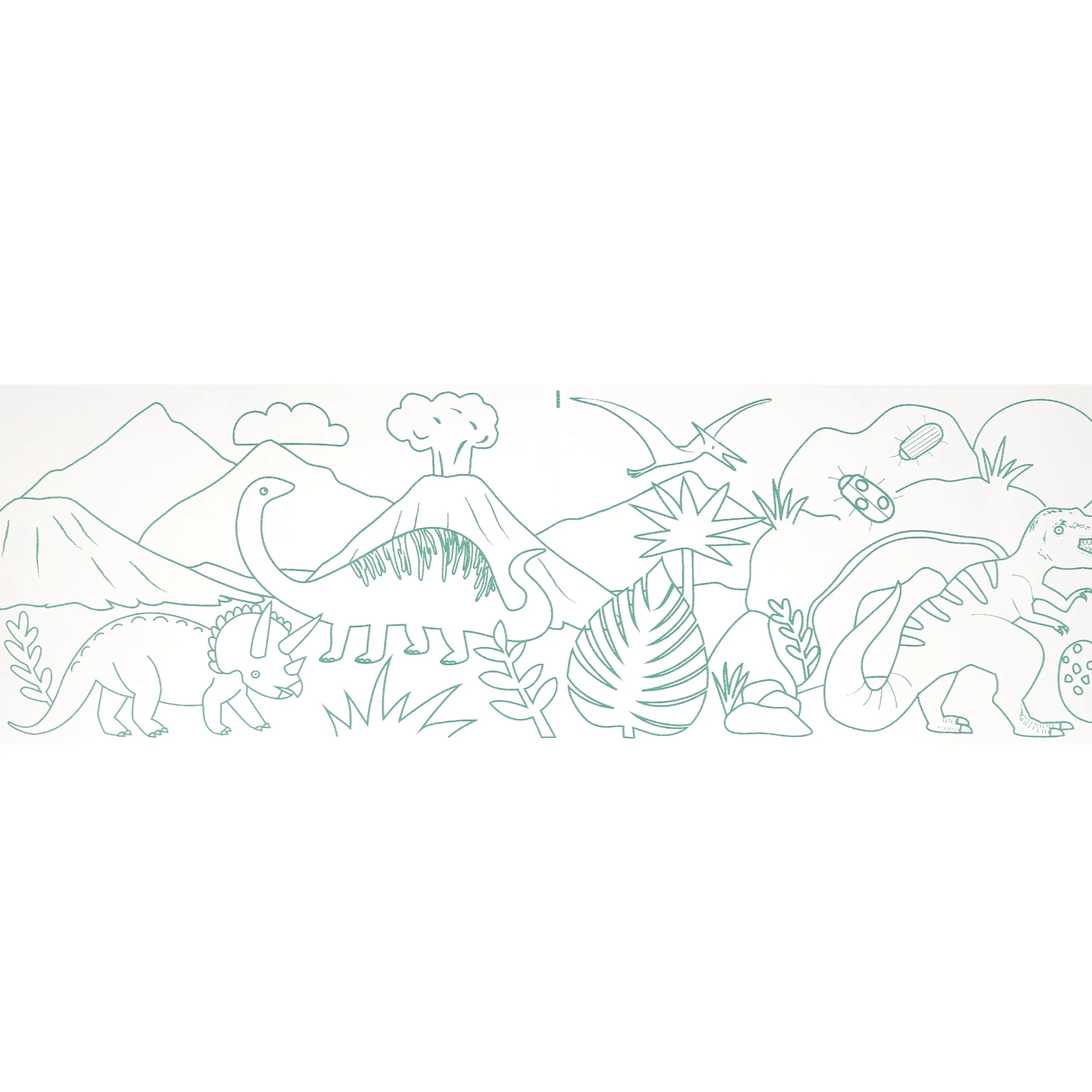 Dinosaur Coloring Roll>Meri Meri Hot