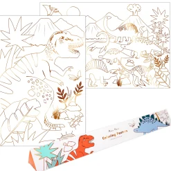 Dinosaur Kingdom Coloring Posters (x 2)>Meri Meri New
