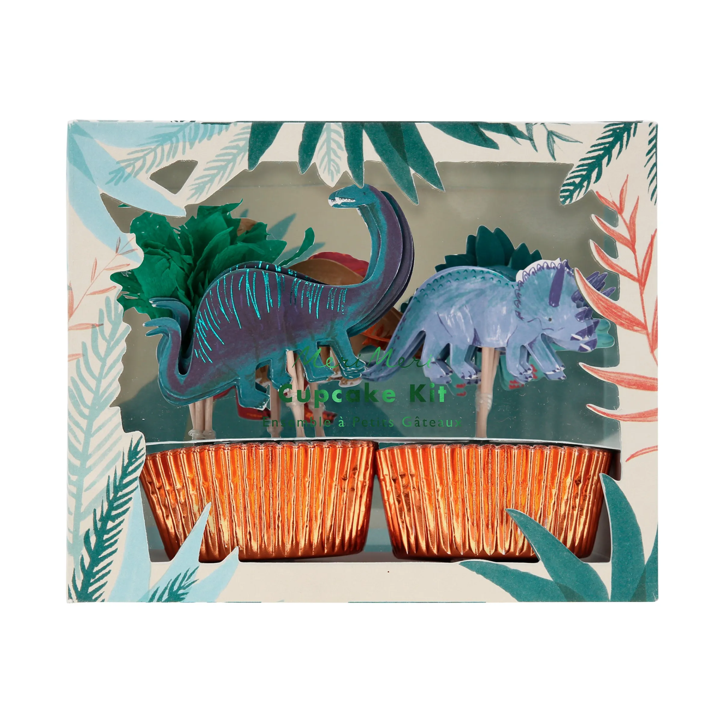 Dinosaur Kingdom Cupcake Kit (x 24 toppers)>Meri Meri Fashion
