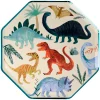 Dinosaur Kingdom Dinner Plates (x 8)>Meri Meri Hot