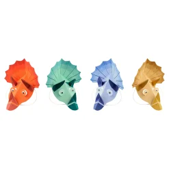 Dinosaur Kingdom Party Hats (x 8)><noscript><img width=