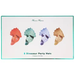 Dinosaur Kingdom Party Hats (x 8)><noscript><img width=