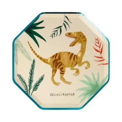 Dinosaur Kingdom Side Plates (x 8)><noscript><img width=