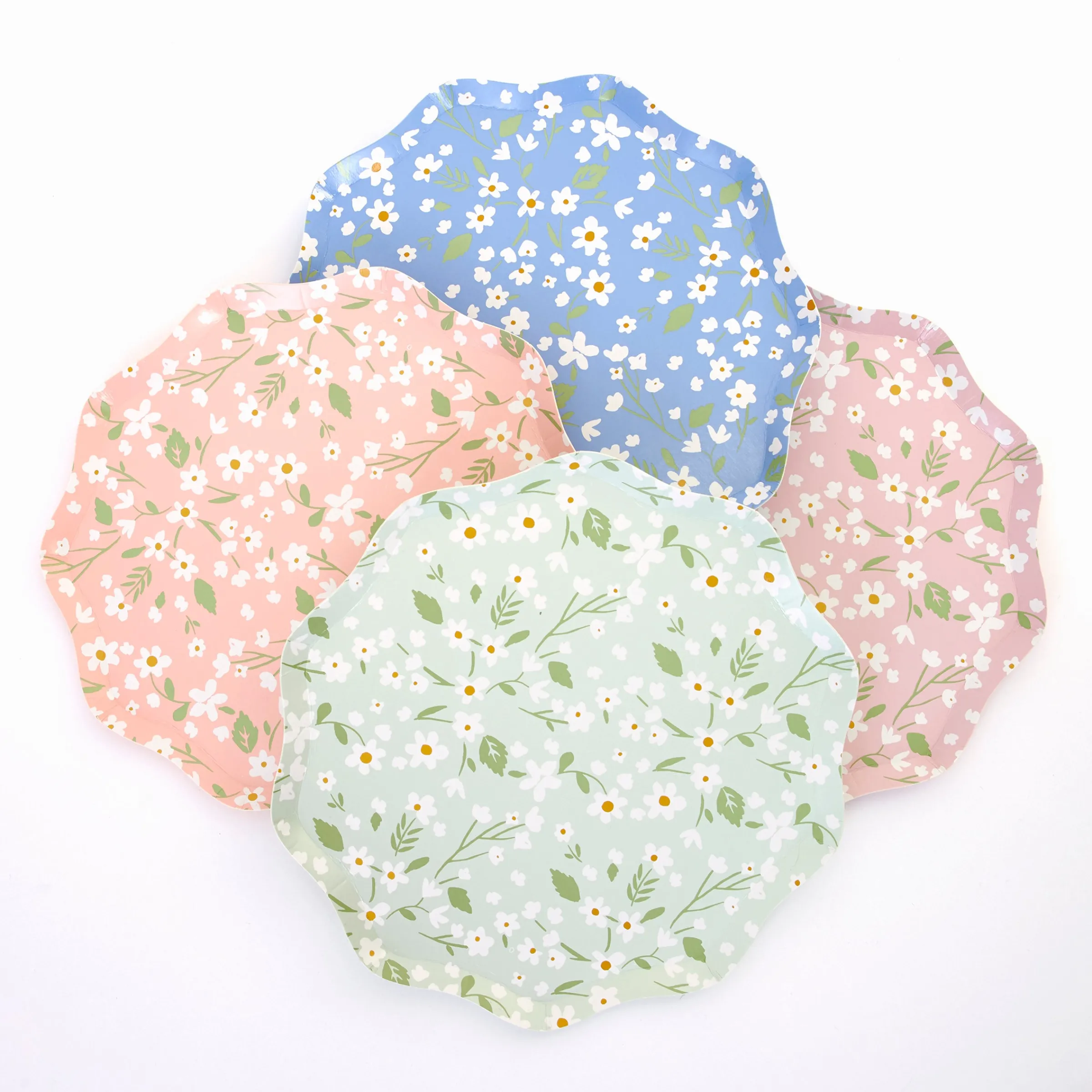 Ditsy Floral Side Plates (x 12)>Meri Meri Best