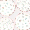 Ditsy Posy Scalloped Dinner Plates (x 8)>Meri Meri Fashion