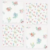 Ditsy Posy Scalloped Small Napkins (x 16)>Meri Meri Hot