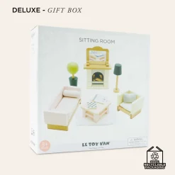 Doll House Sitting Room Furniture Set><noscript><img width=