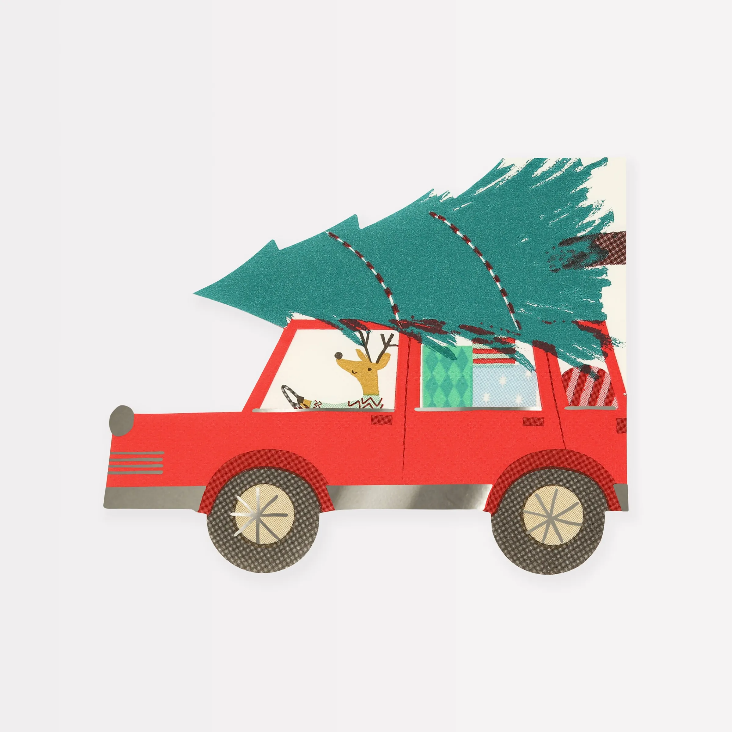 Driving Reindeer Napkins (x 16)>Meri Meri New