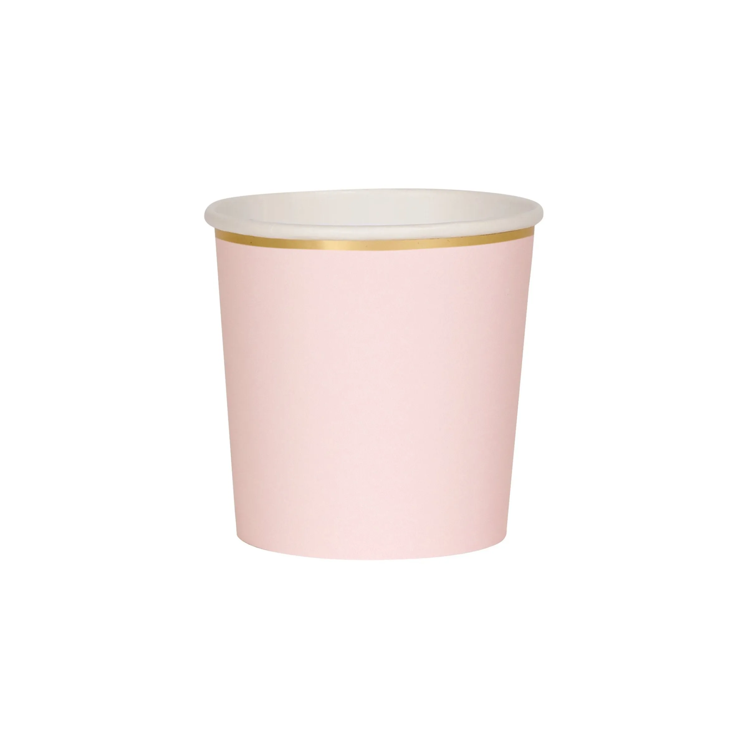 Dusky Pink Tumbler Cups (x 8)>Meri Meri Clearance
