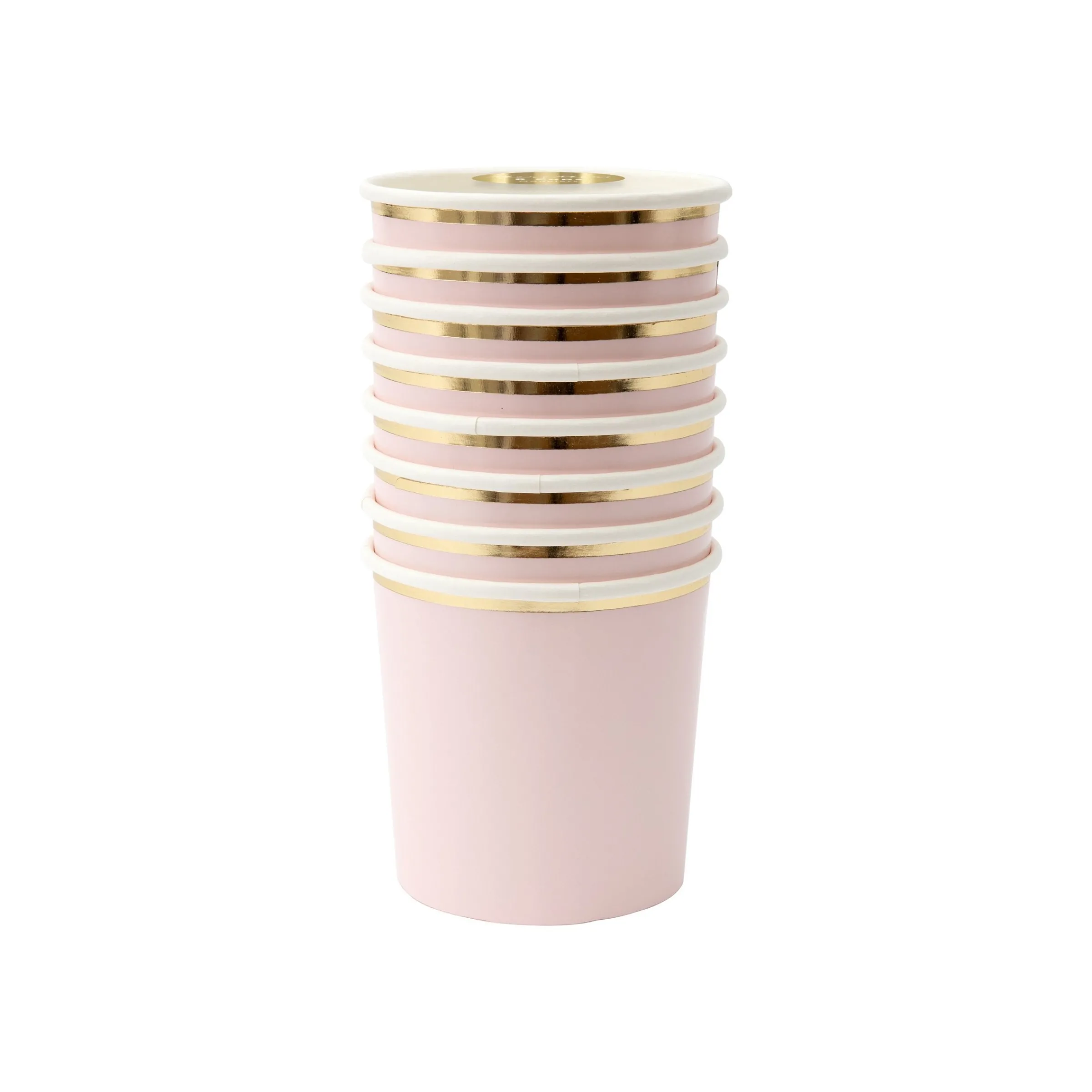 Dusky Pink Tumbler Cups (x 8)>Meri Meri Clearance