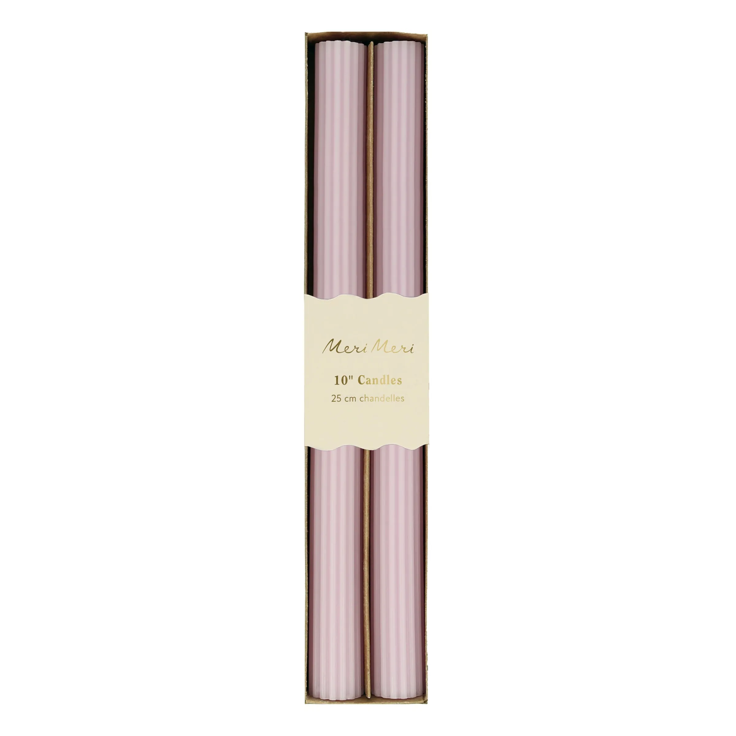Dusty Lilac Table Candles (x 2)>Meri Meri Online