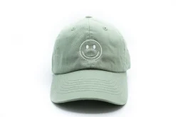 Dusty Sage Smiley Face Hat>Meri Meri Best