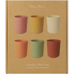 Earthy Reusable Bamboo Cups (x 6)><noscript><img width=