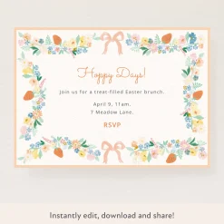 Easter Brunch Download & Print Invitation>Meri Meri Online