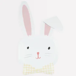 Easter Bunny Plates (x 8)>Meri Meri Sale
