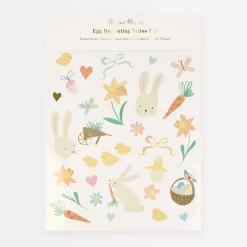 Easter Icons Egg Decorating Tattoo Set (x 90 tattoos)>Meri Meri Clearance