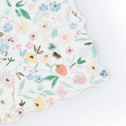 Elegant Floral Large Napkins (x 16)><noscript><img width=