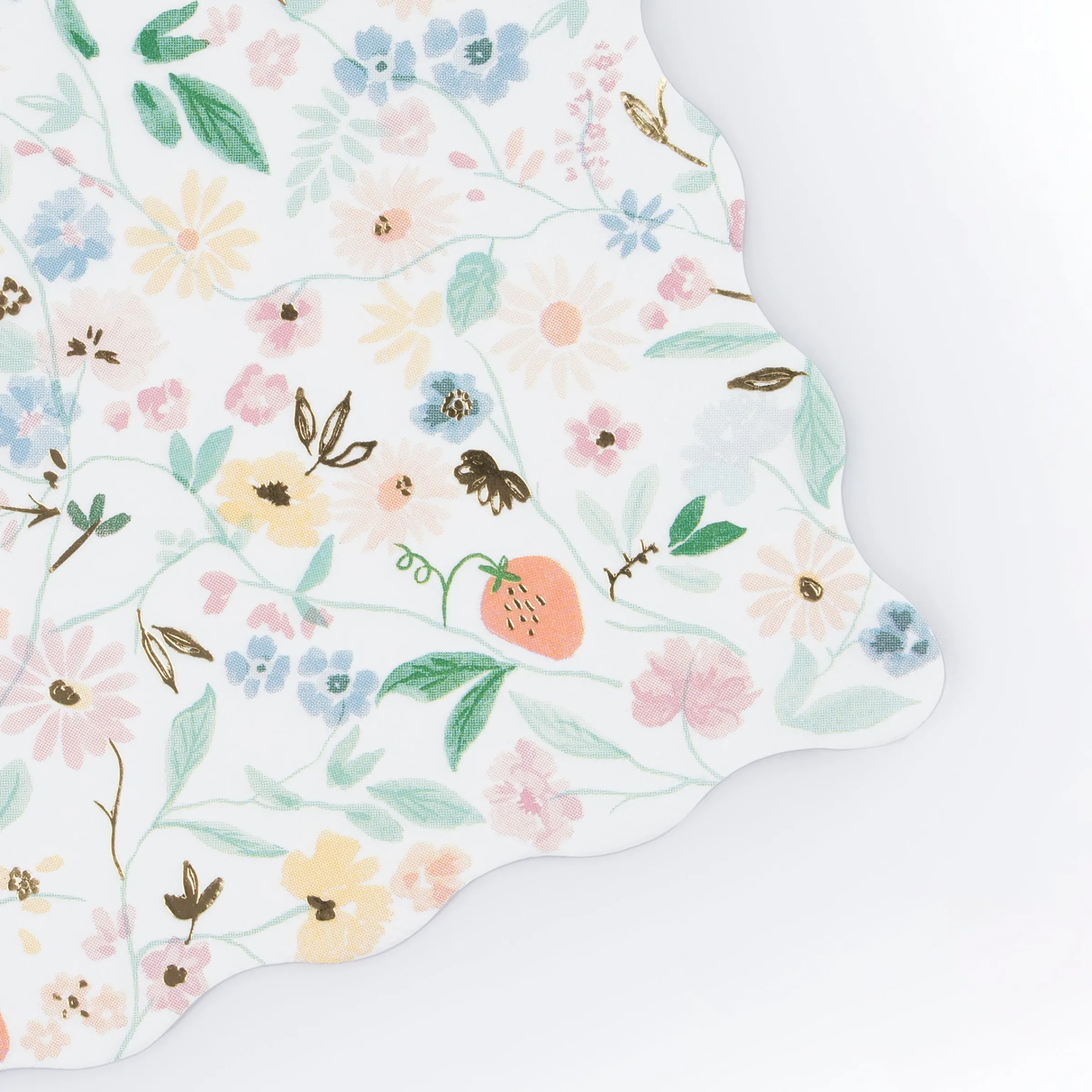 Elegant Floral Large Napkins (x 16)>Meri Meri Outlet