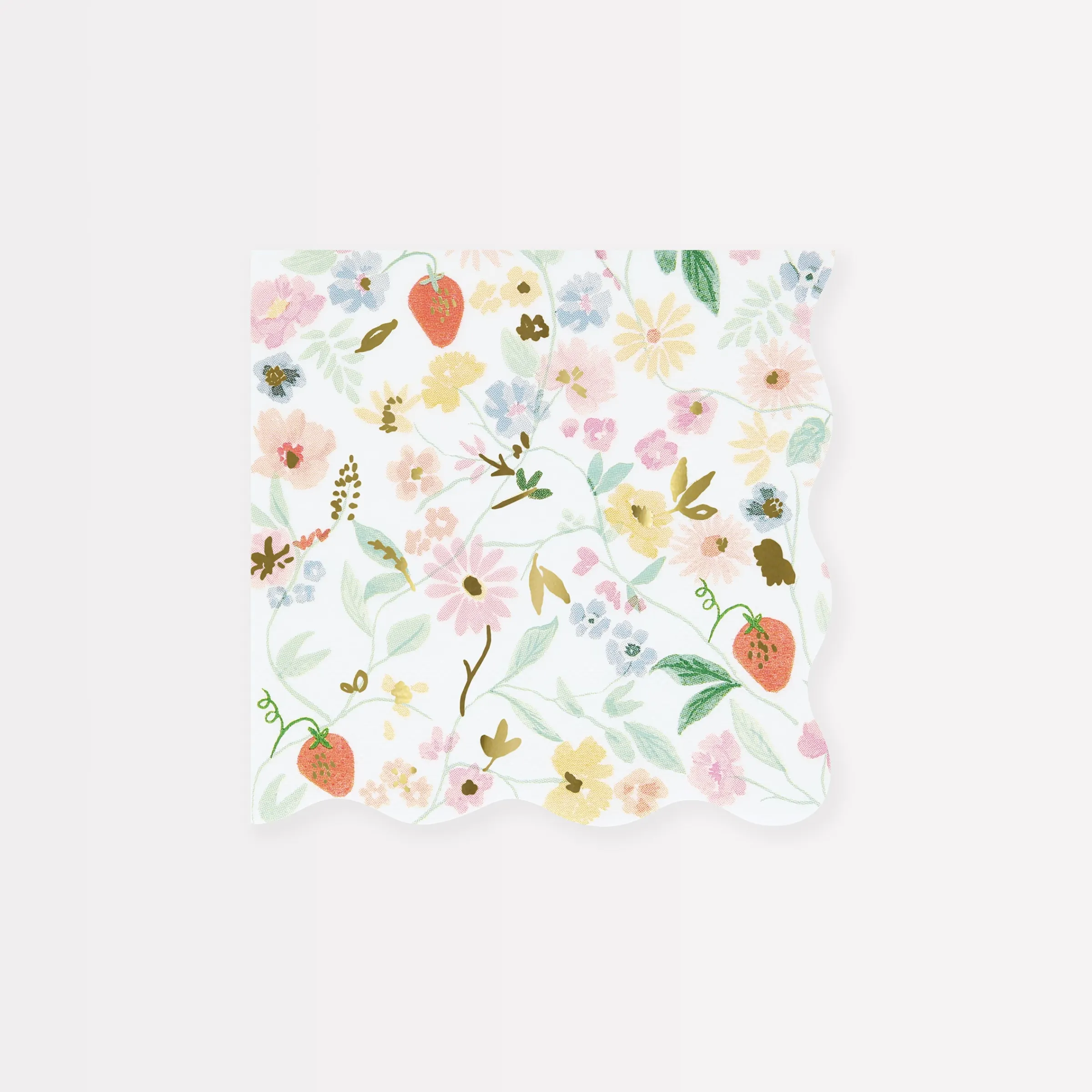 Elegant Floral Small Napkins (x 16)>Meri Meri Clearance