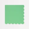 Emerald Green Large Napkins (x 16)>Meri Meri Outlet