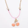 Enamel Cherries Necklace>Meri Meri New