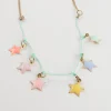 Enamel Star Necklace>Meri Meri Clearance