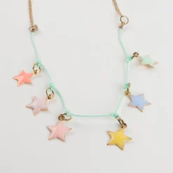 Enamel Star Necklace>Meri Meri Clearance