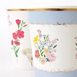 English Garden Party Cups (x 8)><noscript><img width=