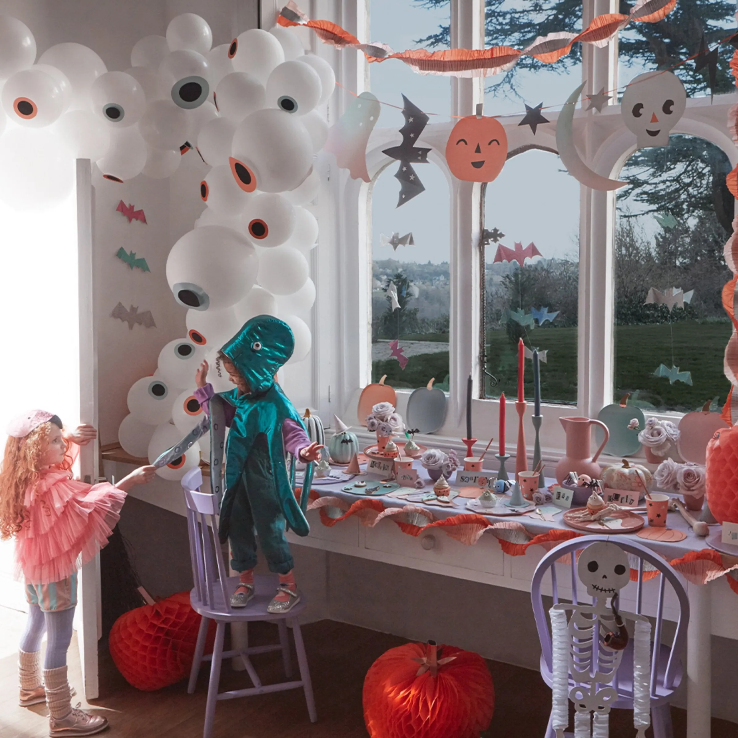 Eyeball Balloon Garland (x 40 balloons)>Meri Meri Discount