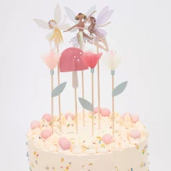 Fairy Cake Toppers (x 7)>Meri Meri Best