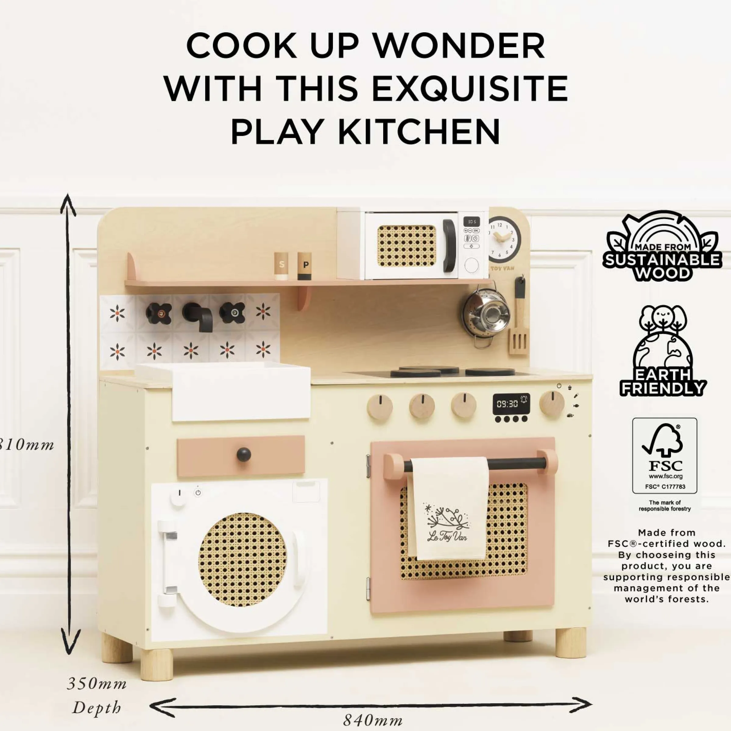 Family Size Wooden Play Kitchen>Meri Meri Discount