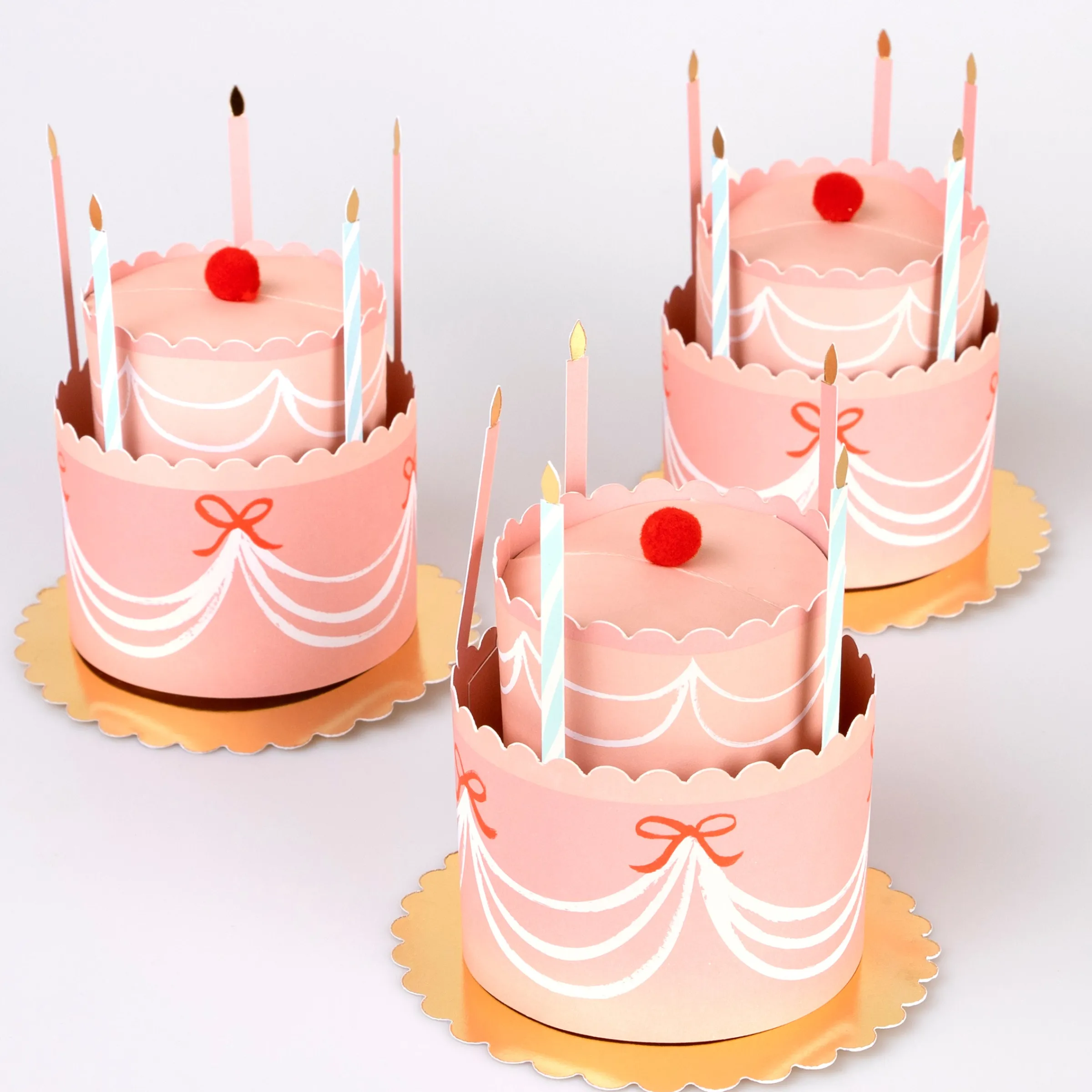 Fancy Cake Party Hats (x 8)>Meri Meri Fashion