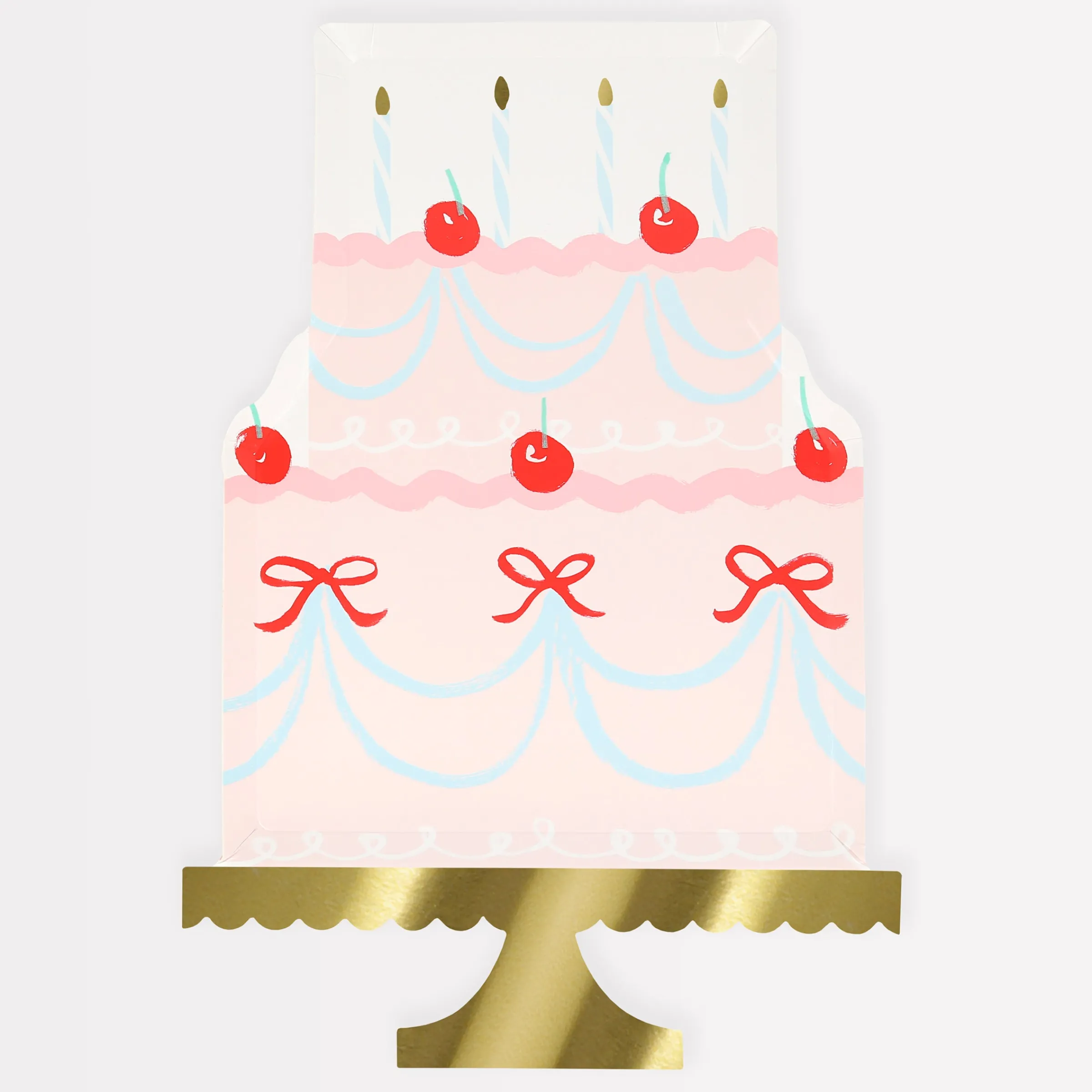 Fancy Cake Plates (x 8)>Meri Meri Clearance