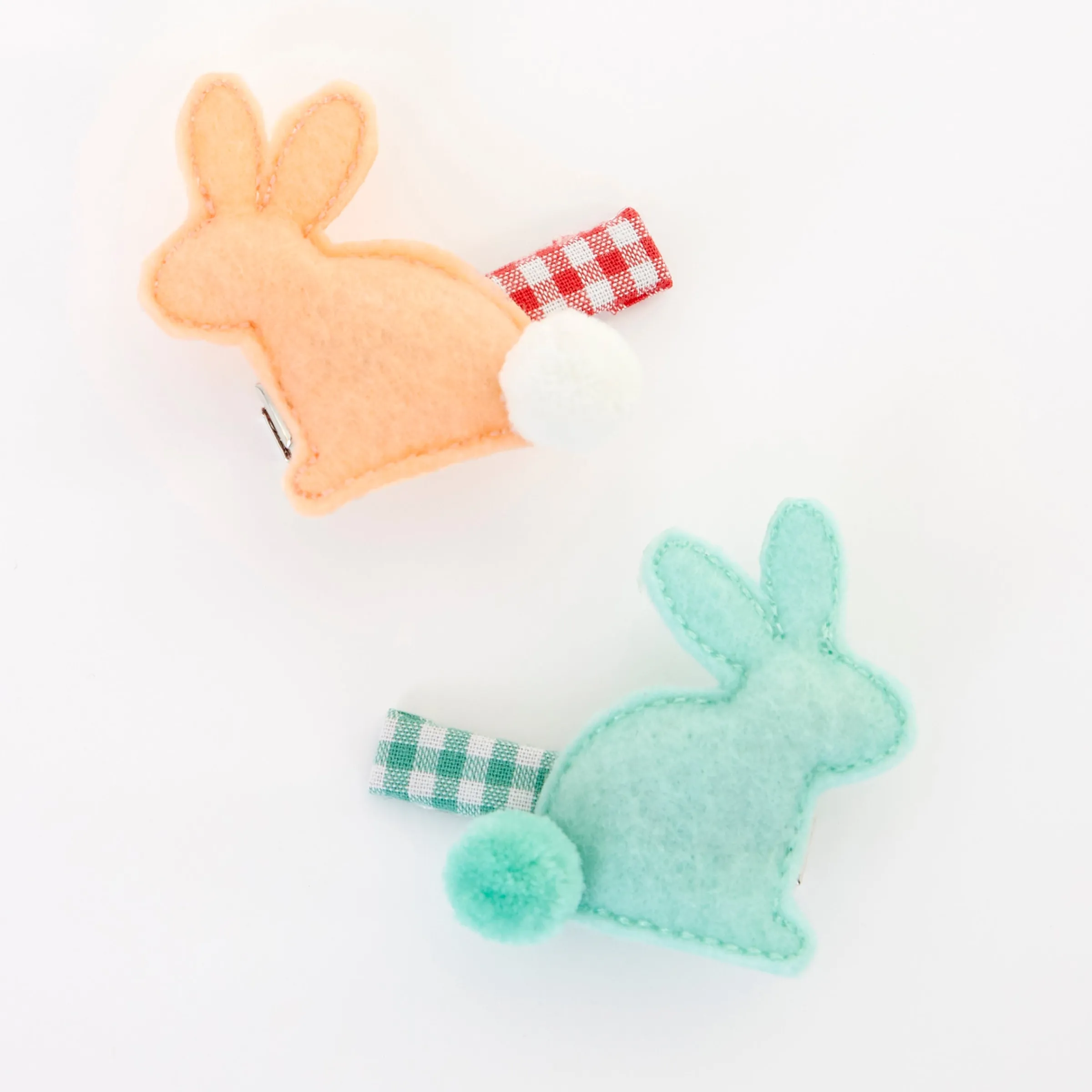Felt Bunny Hair Clips (x 2)>Meri Meri Clearance