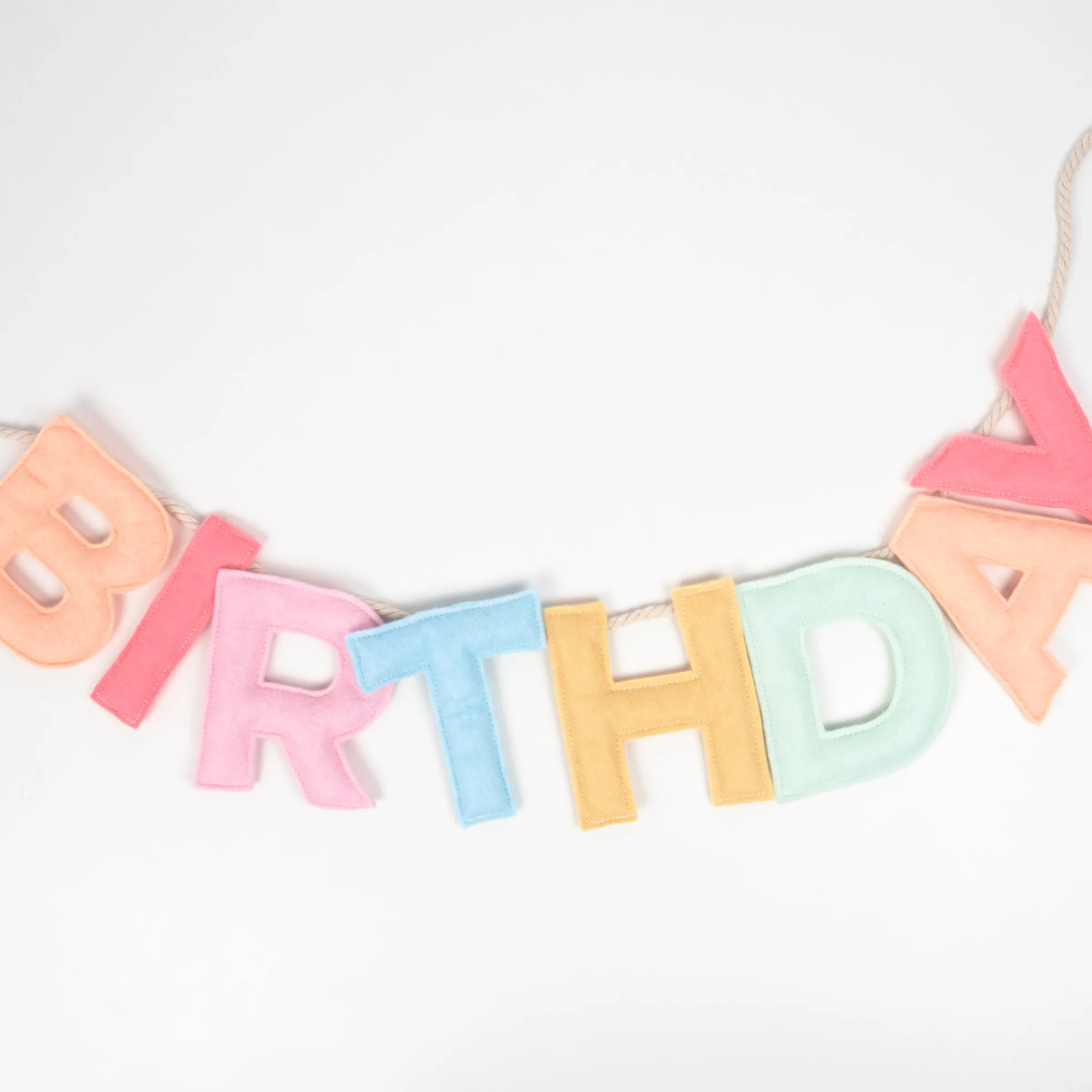 Felt Happy Birthday Garland>Meri Meri Sale