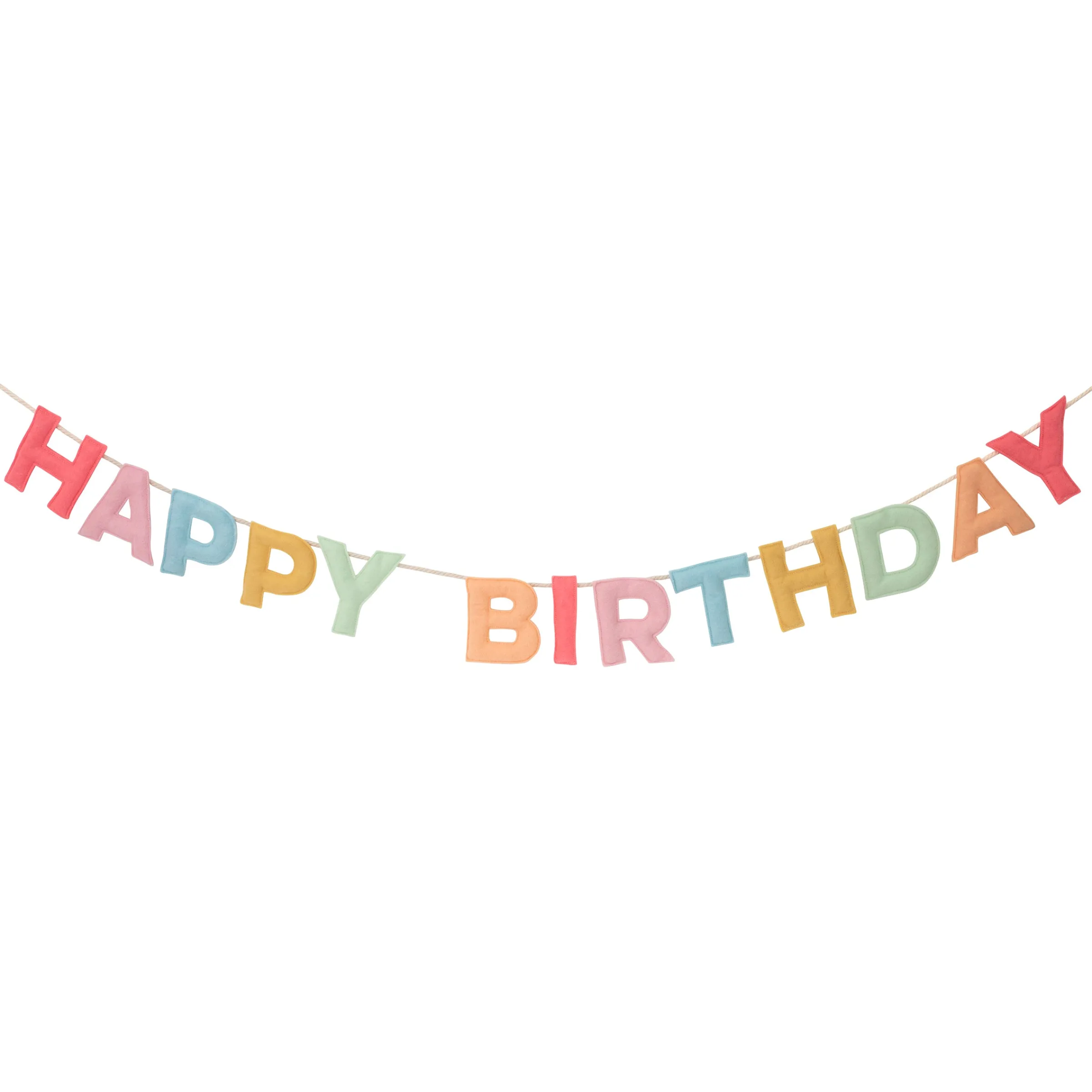 Felt Happy Birthday Garland>Meri Meri Sale