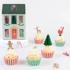 Festive House Cupcake Kit (x 24 toppers)><noscript><img width=